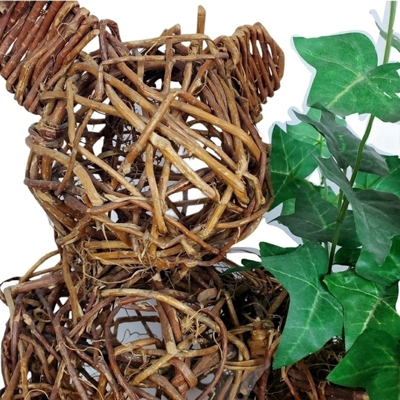 Vintage Teddy Bear honey pot planter Ivy topiary - Picture 8 of 14